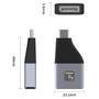 Techly Adapter DisplayPort F 1.2 auf USB-C M (IADAP-USBC-DP4K)