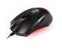 MSI CLUTCH GM08 Optical Gaming Mouse '4200 DPI Optical Sensor - 6 Programmable button - Symmetrical design - Durable switch with 10+ Million Clicks - Weight Adjustable - Red LED' - Ambidextrous - Optical - USB Type-A - 4200 DPI - Black