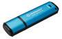 Kingston IronKey Vault Privacy 50 - 64 GB - USB Type-A - 3.2 Gen 1 (3.1 Gen 1) - 250 MB/s - Cap - Blue