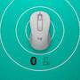 LOGITECH Signature M650 for Business Mouse wireless Bluetooth 2.4 GHz Bolt USB receiver off-white (9
