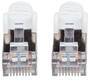 INTELLINET Netzwerkkabel Cat6 S/FTP CU LS0H 20m Weiss RJ-45 Stecker / RJ-45 Stecker Vergoldete Konta