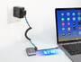 MANHATTAN USB-C 4-in-1 Konverter mit Power Delivery USB 3.2 Typ-C-Stecker auf HDMI 4K30Hz VGA 1080p6