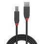 LINDY USB 2.0 Typ A an B Kabel, Anthra Line, 10m (36677)