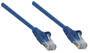 INTELLINET Patchkabel RJ45 U/UTP Cat6 0.50m Hebelschutz blau (342568)