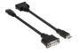 Club 3D HDMI to DVI Single Link Passive Adapter - HDMI - DVI - Male/Female - 0.40 m - Black