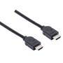 Manhattan HDMI Cable - 4K@30Hz (High Speed) - 1.5m - Male to Male - Black - Equivalent to Startech HDMM150CM - Ultra HD 4k x 2k - Fully Shielded - Gold Plated Contacts - Lifetime Warranty - Polybag - 1.5 m - HDMI Type A (Standard) - HDMI Type A (Standard)