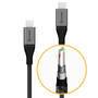 Alogic USB 2.0 Datenkabel Typ C -C M/M 5A 480 Mbps 0,3m,  gr (ULCC2030-SGR)