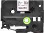 Schriftbandkassette Brother 18mm weiß/schwarz TZEN241 (TZEN241)