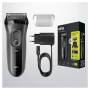 Braun Series 3 3000BT Shave&Style - Built-in display - Battery - Gray