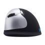 R-Go HE Mouse - Ergonomic mouse - Large (Hand Size above 185mm) - Left Handed - wireless - Left-hand - Vertical design - RF Wireless - 2500 DPI - Black - Silver
