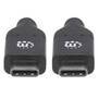 MANHATTAN USB 2.0 Kabel 480Mbit/s C-Stecker auf C-Stecker 2m (355247)