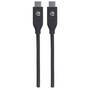MANHATTAN USB 2.0 Kabel 480Mbit/s C-Stecker auf C-Stecker 2m (355247)