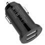 Techly Autoladegerät 2p USB A 5V/2.4A schwarz (IUSB2-CAR5-A24)