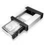 ICY BOX IB-158SK-B - 13.3 cm (5.25") - Carrier panel - 3.5" - SATA - SATA II - SATA III - Black - Aluminium