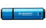 KINGSTON 64GB USB-C IronKey Vault Privacy 50C AES-256 Encrypted FIPS 197 (IKVP50C/64GB)