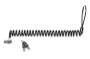 Kensington NanoSaver® Portable Keyed Laptop Lock - 2.3 m - Kensington - Key - Carbon steel - Black - Silver