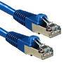 LINDY Cat.6A S/FTP PIMF LSOH, blau, 0,5m Patchkabel (47146)