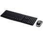 Logitech MK270 - Standard - Wireless - RF Wireless - QWERTZ - Black - Mouse included