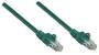Intellinet Network Patch Cable - Cat6A - 0.25m - Green - Copper - S/FTP - LSOH / LSZH - PVC - RJ45 - Gold Plated Contacts - Snagless - Booted - Polybag - 0.25 m - Cat6a - S/FTP (S-STP) - RJ-45 - RJ-45 - Green