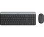LOGITECH Slim Wireless Keyboard and Mouse Combo MK470 - GRAPHITE - NLB - CENTRAL (920-009194)