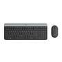 LOGITECH Slim Wireless Keyboard and Mouse Combo MK470 - GRAPHITE - NLB - CENTRAL (920-009194)