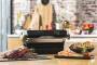TEFAL OptiGrill Elite GC750D - Black,Stainless steel - Square - Touch - 300 x 200 mm - Thermoplastic - 2000 W