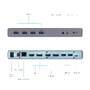 I-TEC USB 3.0/USB-C Dualdock 1x 5K 2x 4K 60Hz 2x HDMI 2x DP 1x GLAN 6x USB 3.0 1x Audio/Mic Jack Ken