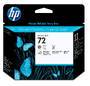 HP Inc. HP 72       Grau FotoSchwarz    Druckkopf (C9380A)