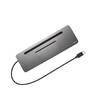 I-TEC USB-C Metal 4K 3xDisplay DS 1xHDMI 1xVGA 1xDP 1xSD+1x microSD Kartenleser 1xGLAN 1x3.5mm Audio