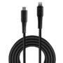 Lindy 31286 - 1 m - Lightning - USB C - Male - Male - Black