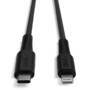 Lindy 31286 - 1 m - Lightning - USB C - Male - Male - Black