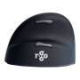 R-Go HE Mouse - Ergonomic mouse - Medium (Hand Size 165-185mm) - Left Handed - wireless - Left-hand - Optical - RF Wireless - 1600 DPI - Black - Silver