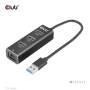 Club 3D Club3D Adapter USB 3.2 Typ A > 3x USB 3.2 Typ A/LAN retail (CSV-1430A)