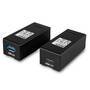 Lindy 42707 - AV transmitter & receiver - 400 m - Black