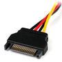 StarTech.com 6in SATA to LP4 Power Cable Adapter - F/M - 0.1524 m - Molex (4-pin) - SATA 15-pin - Male/Male - Straight - Straight