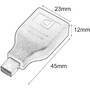 TECHLY Adapter DisplayPort F auf Mini DisplayPort M 4K schwarz (IADAP-DP-MDP2)