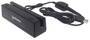 Manhattan USB-A Magnetic Strip Card Reader - Triple Track Reader - Keyboard Wedge Decoder - Cable 1.5m - Black - Box - 130 mA - 5 V - 43 mm - 150 mm - 43 mm - 390 g
