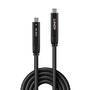 LINDY 10m USB 3.2 Gen 1 & DP 1.4 Typ C Hybrid Cable (43333)
