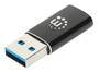 MANHATTAN USB-A auf USB-C Adapter USB 3.2 Gen 2 10Gbps (153980)