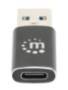 MANHATTAN USB-A auf USB-C Adapter USB 3.2 Gen 2 10Gbps (153980)