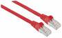INTELLINET Cat6aPro Kabel Cat7 Rohkabel 0,5m rot RJ45 Vollkupfer LS0H halogenfrei AWG 26 vergoldete 