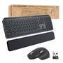 LOGITECH MX Keys Combo for Business Keyboard and mouse set backlit wireless Bluetooth LE QWERTY US I