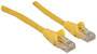 INTELLINET Netzwerkkabel Cat6 U/UTP 1m gelb CCA RJ-45 Stecker / RJ-45 Stecker vergoldete Kontakte (3