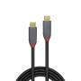 LINDY USB 3.1 Kabel Typ C/C 5A PD Anthra Line M/M 0.5m (36900)