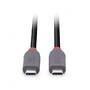 LINDY 0.8m USB4 240W Typ C Kabel, 40Gbit/s, Anthra Line (36956)