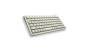 Cherry Slim Line Compact-Keyboard G84-4100 - Keyboard - Laser - 86 keys QWERTZ - Gray
