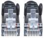 INTELLINET Netzwerkkabel Cat6 S/FTP LS0H 10m Schwarz RJ-45 Stecker / RJ-45 Stecker Vergoldete Kontak