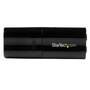 STARTECH.COM USB Audio Adapter - USB auf Soundkarte in Schwarz - Soundcard mit USB Stecker und 2x 3,