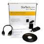 STARTECH.COM USB Audio Adapter - USB auf Soundkarte in Schwarz - Soundcard mit USB Stecker und 2x 3,