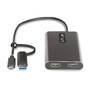 STARTECH.COM USB-C Dual HDMI Adapter - USB-C/USB Adapter auf 2x 4K 60Hz HDMI - 100W PD - USB C auf H